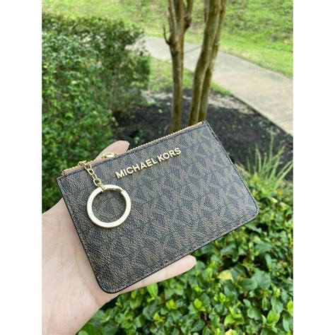 michael kors key pouch|Logo Wallet and Keychain Gift Set .